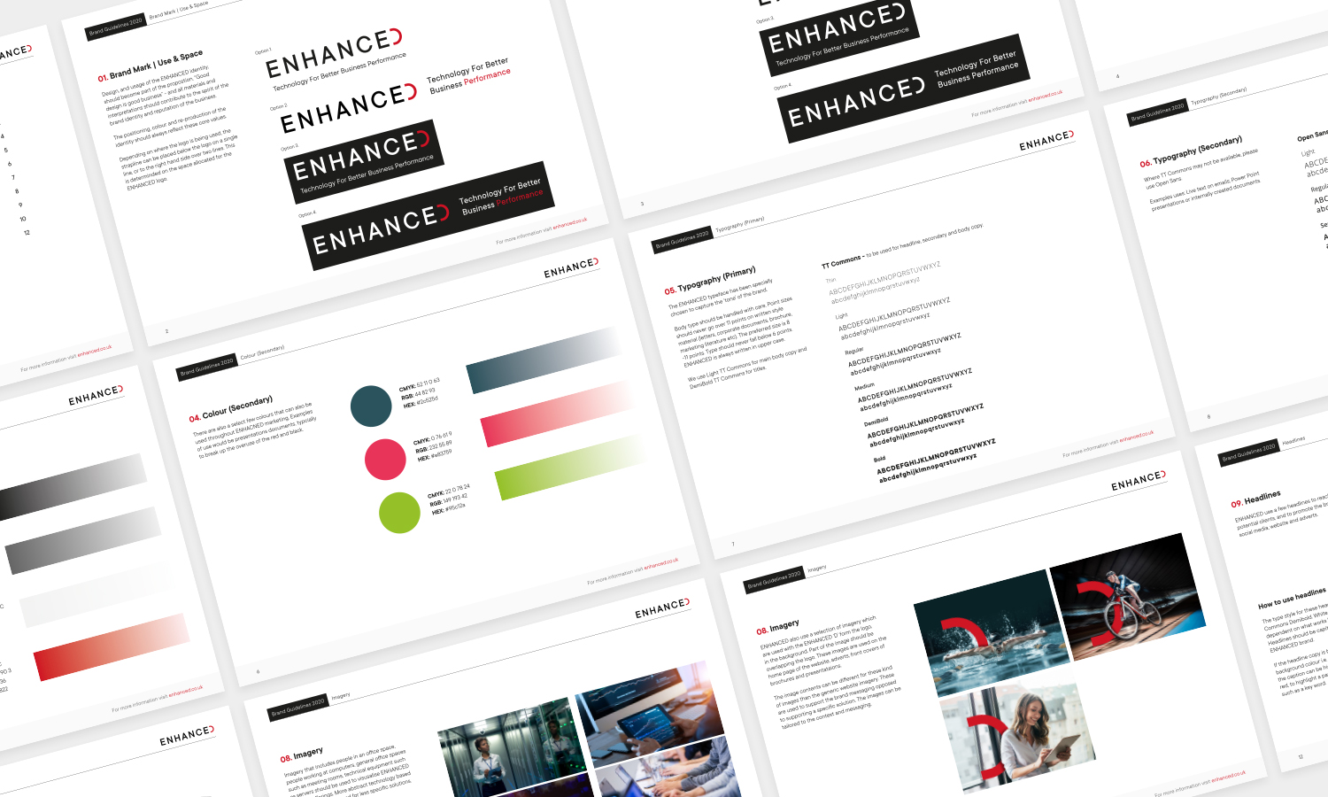Enhanced's brand guidelines